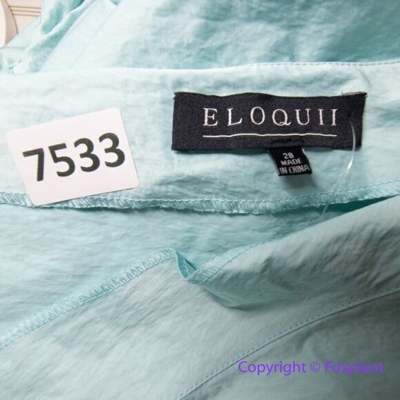 New! Eloquii Asymmetrical Neckline Trapeze Dress, size 28 - Picture 14 of 16